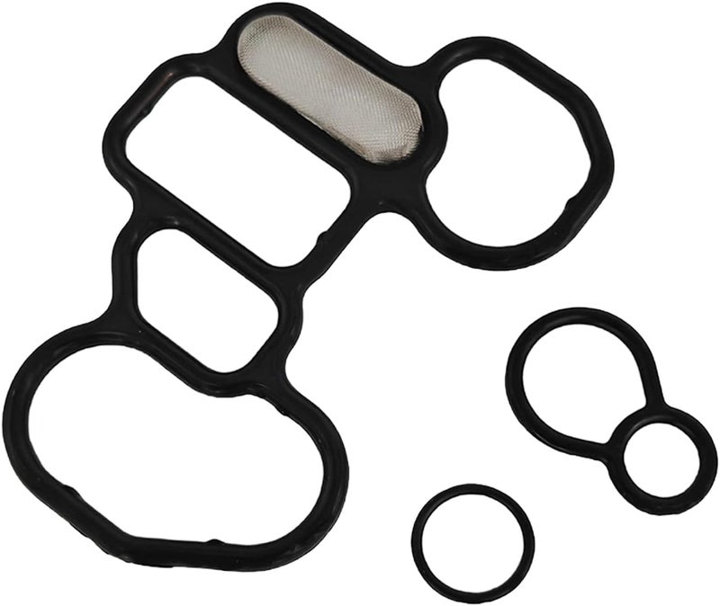 WHEELZEN Oil Filter & Oil Pump Gasket & Solenoid Valve Gasket Fit for Honda Accord Odyssey Pilot Ridgeline CL MDX RL TL TSX ZDX, Replace 15400-PR3-004 15400PR3004, With Bolts - Image 3